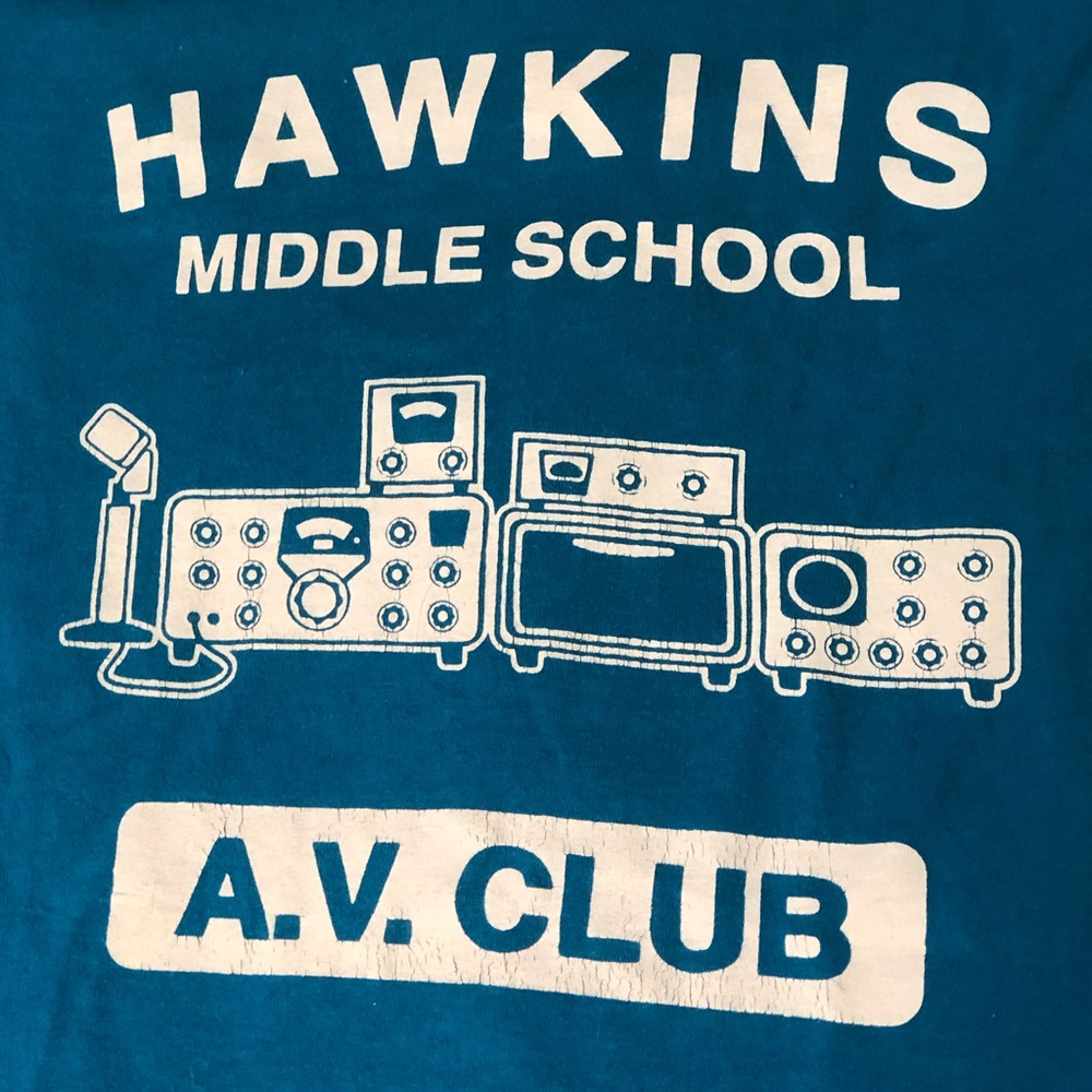 Stranger Things Hawkins Middle School A.V. Club shirt